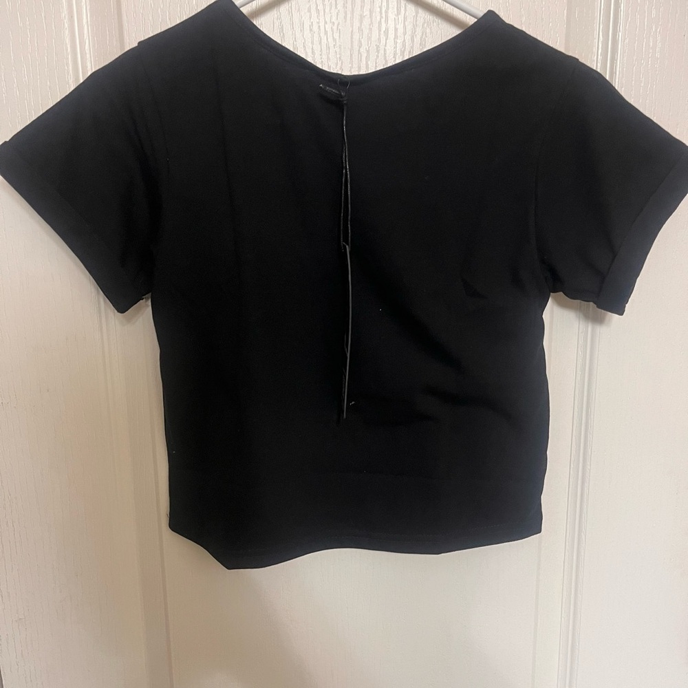 Black Rockstar Energy Crop Top - Picture 5 of 5